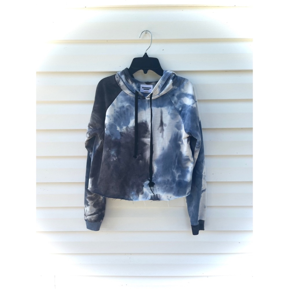 Tie Dye Cropped Hoodie